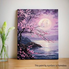 bleihum Paint by Numbers Kit for Adults, Cherry Blossom Adult Paint by Number…
