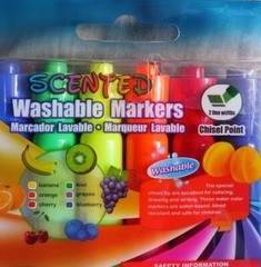 Markers,washable 8 colors scented markers,a great set of markers