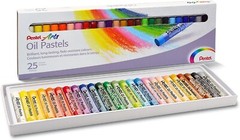 Creamy Soft Oil Pastels – 25 Assorted Colors for Smooth Blending and Texture