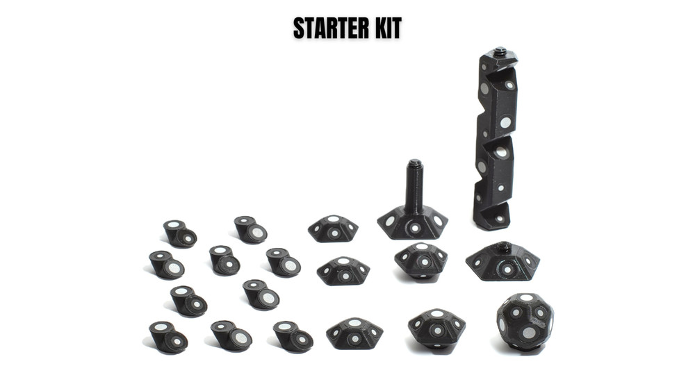 3D Scanner Tracking Markers Stackable Target Kit 19-51pc Scanning Reference Set
