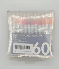 NEW KURETAKE ZIG Clean Color Real Brush RB-6000AT-60V / 60 Colors Manga Anime