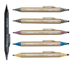 Itoya Calligraphy Classic Doubleheader Marker Mocha Arts Writing School Office