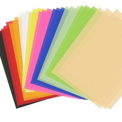 Colored Vellum , 100 Sheets 10 Colors Transparent Vellum 8.5 x 11 110GSM Tran…