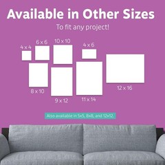Artlicious 12-Pack of 8×10” Cotton Blank Canvases for Versatile Painting