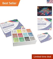 Extra Large 432 Oil Pastels in Assorted Colors – Ideal for All Art Projects