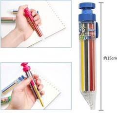 1/2/4PCS 8 In 1 Crayons, Multicolor Crayons Retractable Crayon Pens