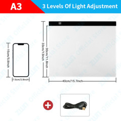 A3/A4/A5 3-Level Dimming Led Drawing Copy Pad Board Children’S Toy Painting Educ