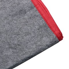 Chinese Calligraphy Drawing Felt Mat, Sumi Xuan Paper Painting Felt Desk Gray