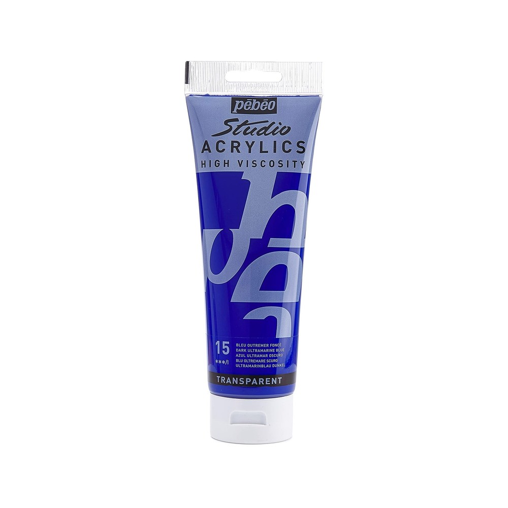 Studio Acrylics High Viscosity Fine 250 ml Dark Ultramarine Blue 1 PCS