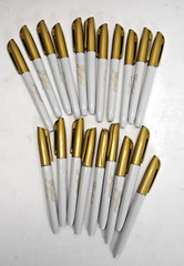 Bulk Lot of 20 Freixenet Prosecco Branded Gold Permanent Marker Craft Art Pen