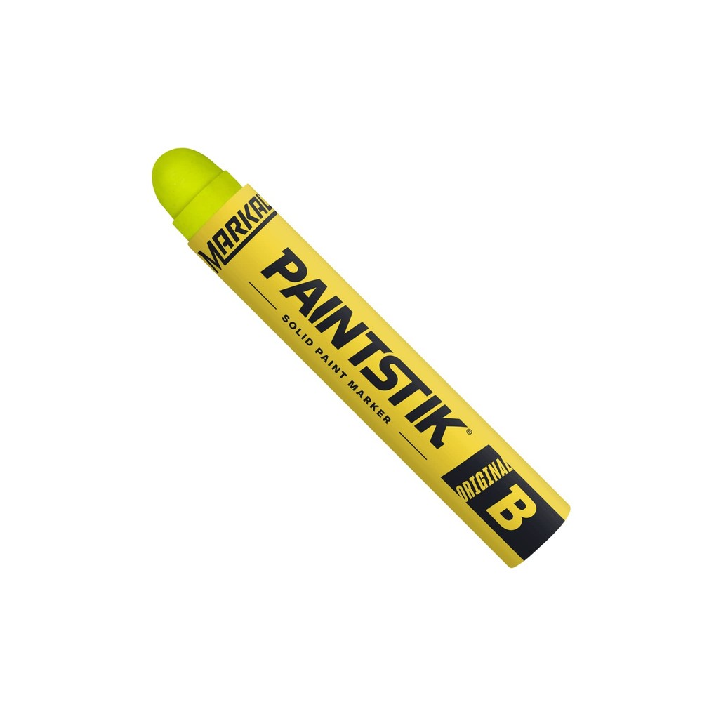 82831 F Paintstik Rough Surfaces Solid Paint Marker Fluorescent Yellow 12