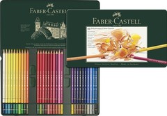 Polychromous Colored Pencil Set In Metal Tin 60pc