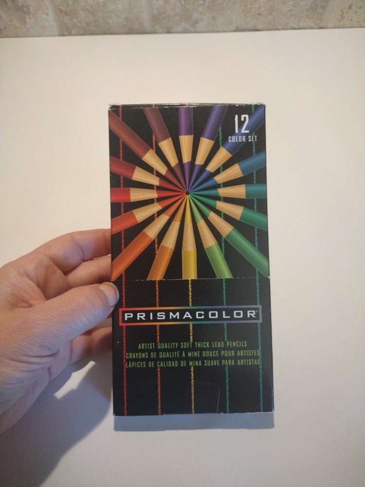 Vintage 1996 Prismacolor Soft Thick Lead Pencils 12 SHARPENED UNUSED