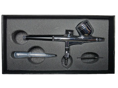 Royalmax AB-130 Dual Action Gravity Feed Airbrush 0.3mm Hobby Model Paint Craft