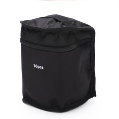 Pencil Bag Art Marker Pen Storage Bag Canvas Folding Square Pen Stationery Bag