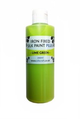 Silkcraft Silk Paint Plus – Iron Fixed 200ml – Lime Green – HIGH QUALITY