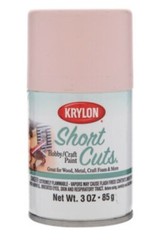 Krylon Short Cuts Satin Spray Paint, Rose Petal Pink, 3 Oz.