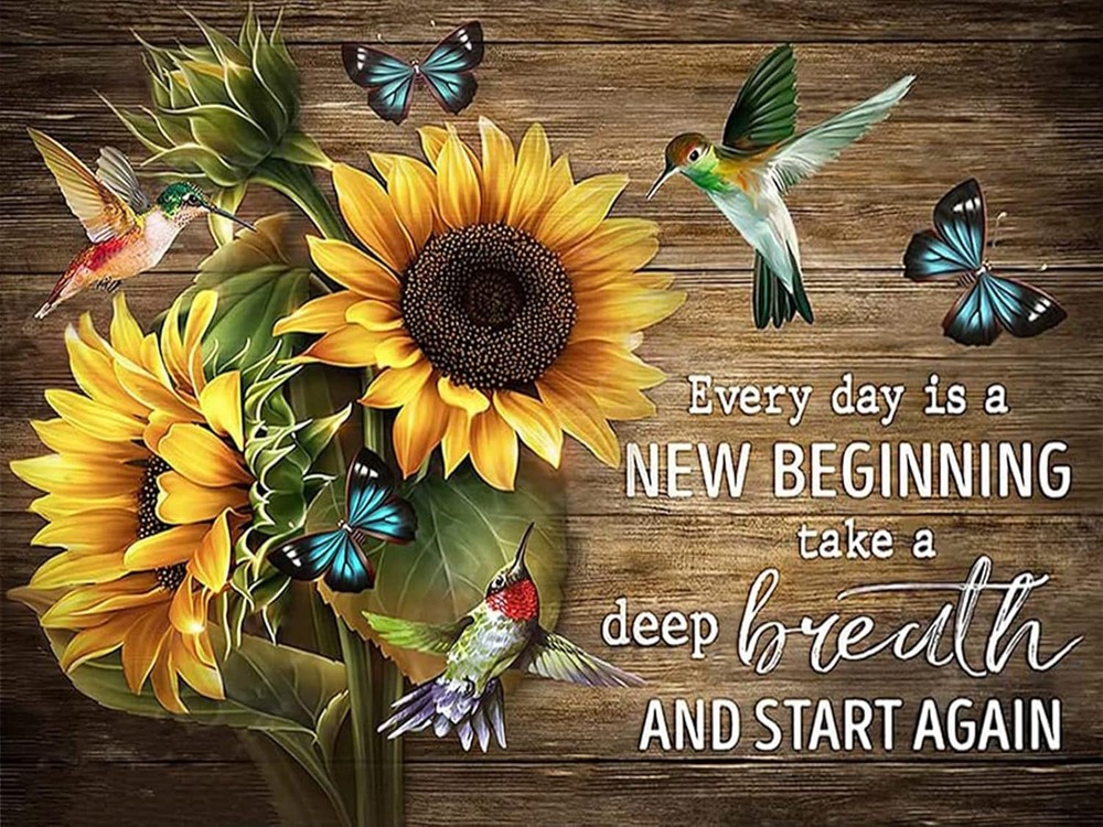 Sunflower Diamond Painting Kits for Adults – Art Beginner, 5D DIY
