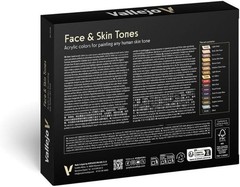 Face & Skin Tones Acrylic Paint Set – Perfect for Realistic Miniatures