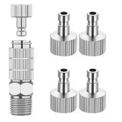 ABEST Airbrush Quick Release Disconnect Coupler Kit 1/8″ BSP Male & Female A…