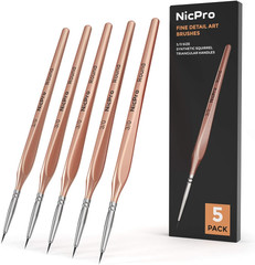 Detail Paint Brushes 5 PCS Aesthetic Extra Fine Tip 000 Professional Miniature P