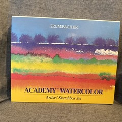 Grumbacher Academy 12 Color Watercolor Artists’ Sketchbox Set – Item #2012