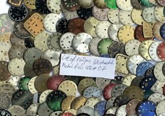 Lot of 150 pcs Wrist Watch Metal dials for Altered Art, Steampunk WD# 07