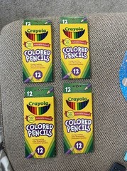 Qty: 4-12 Color Set NEW Crayola Colored Pencils Long Lasting Premium Quality