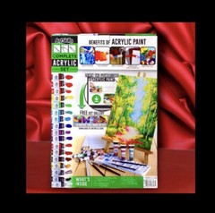 32pc Deluxe Complete Acrylic Painting Gift Set:Easel,canvas,paint,brushes & More