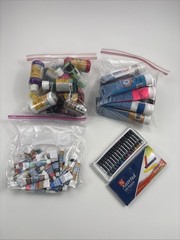 Lot of 20+ Assorted Acrylic Color Paints and Oil Pastels