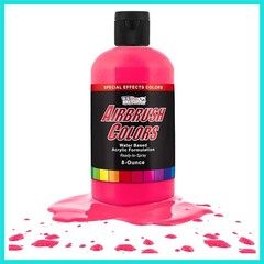 Neon Pink Acrylic Special Effects Airbrush Paint – 8oz Ready to Spray Air Bru…