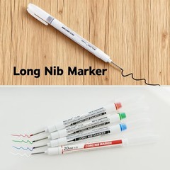 Professional Deep Hole Marker Pen Set – 10 Assorted Colors for Precision Work
