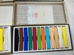 4x Vtg Weber Costello Alphacolor Square Pastels Stick 4 Boxes Set USA