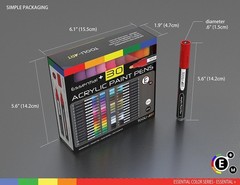 Acrylic Markers for Rock & Fabric – 30 Pack