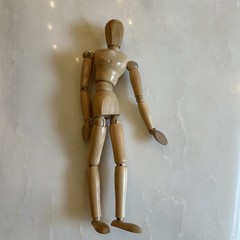 Wooden Artist’s 11 1/2” Model with Articulated Joints