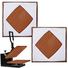 Zhengmy 2 Pcs Heat Press Cover Protector 15X15 Inch Non Stick High Temperature R
