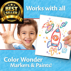 Crayola Color Wonder Mess Free Coloring 50 Count (Pack of 1), Multicolor