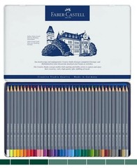 Faber-Castell Goldfaber Aqua Watercolour Pencils – Tin of 36 (114636) 3.3mm Lead