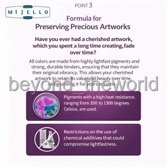 Mijello Mission Tourmaline Two Tone Granulation Watercolor Set of 34 MGC-8034