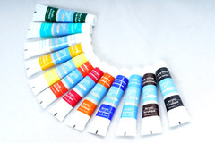 12 Tubes Acrylic Artist Paint Set 4.8 Fl Oz Total Artist’s Loft