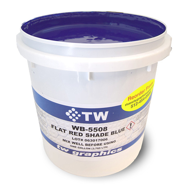 TW 5508 Flat Red Shade Blue Water-Based Poster Ink – Cool, Red-Lean Blue for Pos