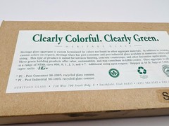 Heritage Glass Sample Glass Pack SIZE 2 Multiple Colors 98% Minimum Recycled Con