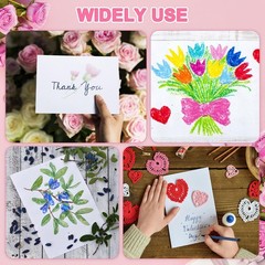 30 PCS 16K 10.41×7.4 Inch Watercolor Paper 140LB/300GSM Cold Press White