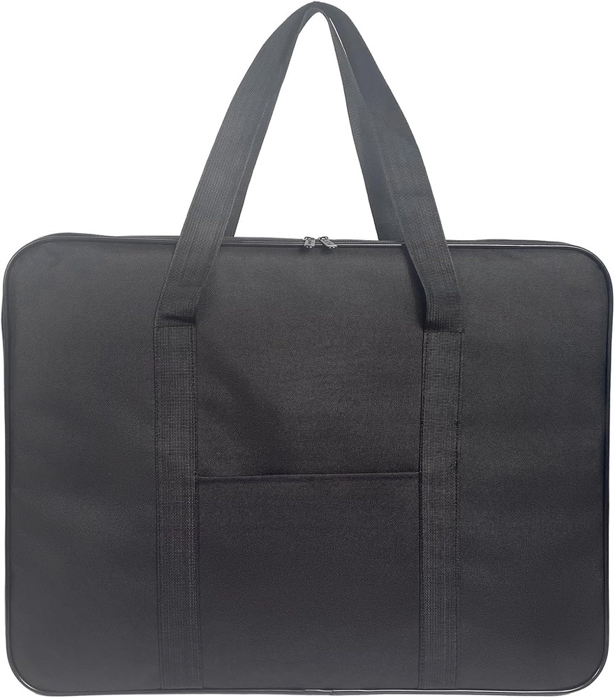 23×17 Art Portfolio Case Bag Nylon Waterproof Artwork Storage Tote Black