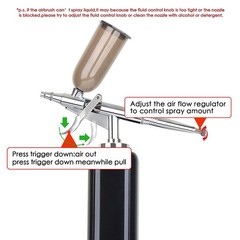 airbrush kit,Handheld Airbrush Gun for Barber, Model Painting, Nail Art, Makeup