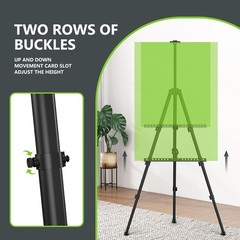 2-Pack Heavy Duty 66″ Portable Easel Stands for Display & Painting