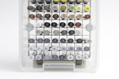 Copic Sketch Markers Lot (116 Markers + Neutral Grey Refill Set + Multiliners)
