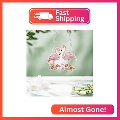 Tontut Diamond Art Painting Kits Hanging Decoration, 5D Flamingo Diamond Art Pai