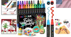 Versatile 24-Color Acrylic Paint Markers with Dual Tips for Creative Fun