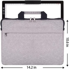 Rechargeable A4 LED Light Pad with Padded Case, 6 Brightness Levels, Type-C, …